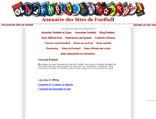 Tablet Screenshot of annuaire.footballistique.com