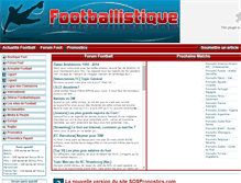 Tablet Screenshot of footballistique.com